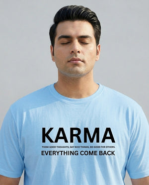 Karma Plus Size Men Premium Tee
