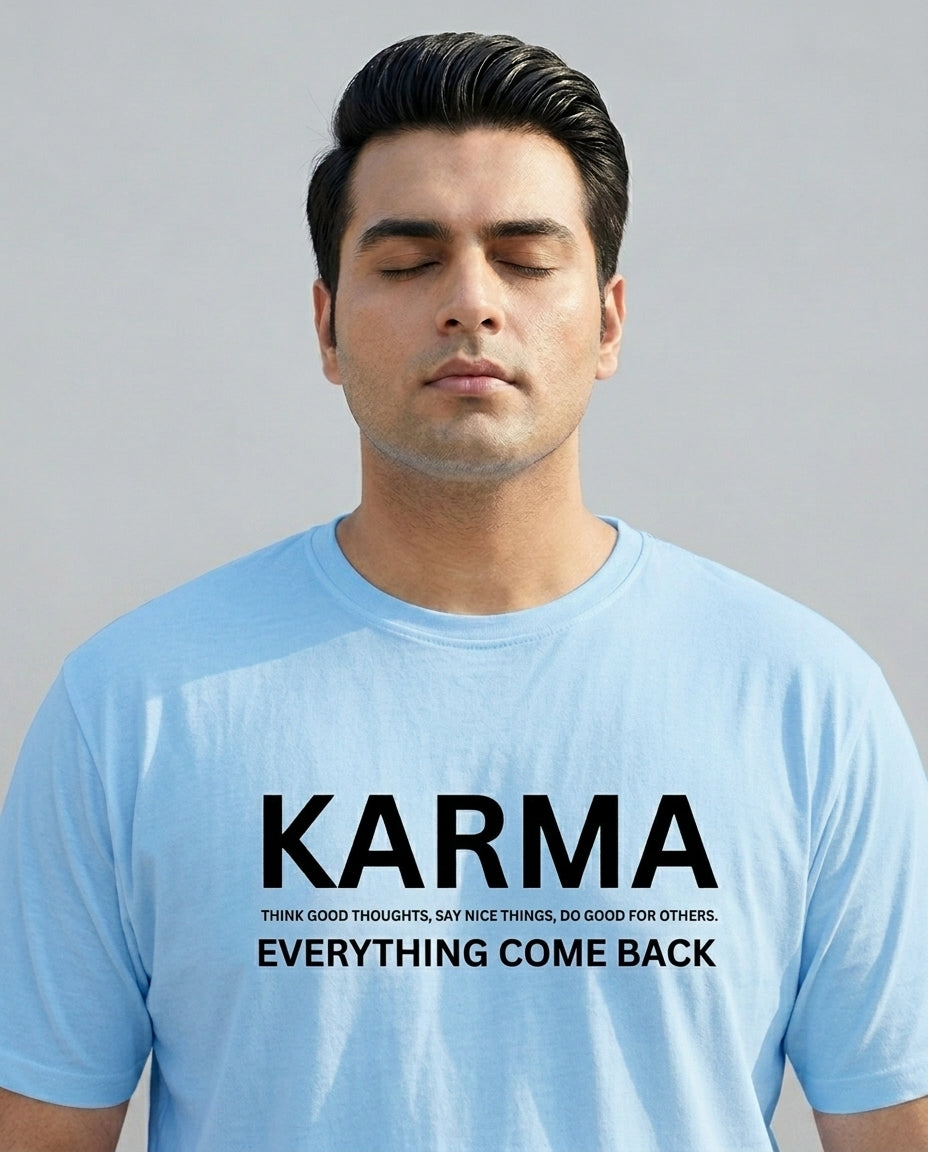 Karma Plus Size Men Premium Tee