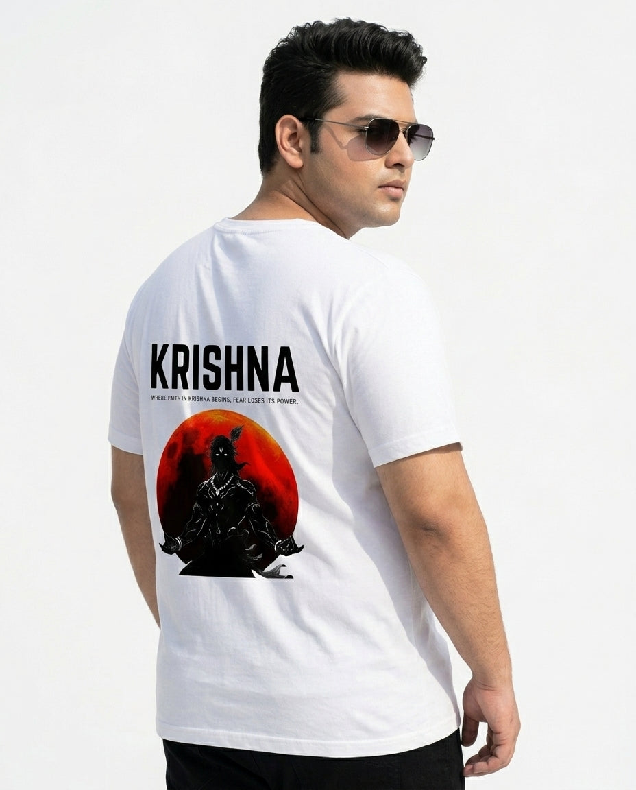 Krishna Plus Size Men Premium Tee