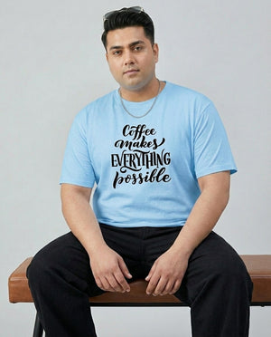 Coffee Makes Every things Plus Size Men Premium Tee