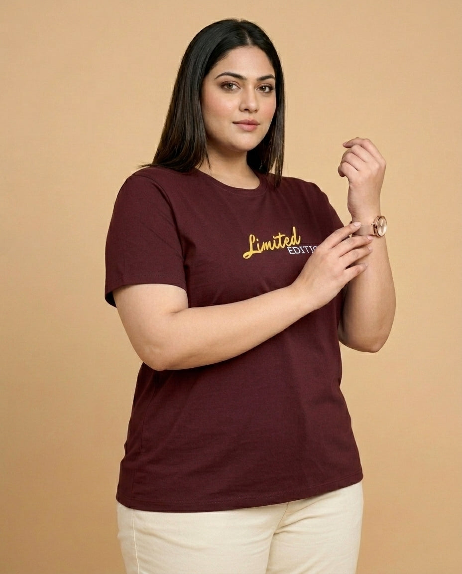 Limited Edition Plus Size Women Premium Tee