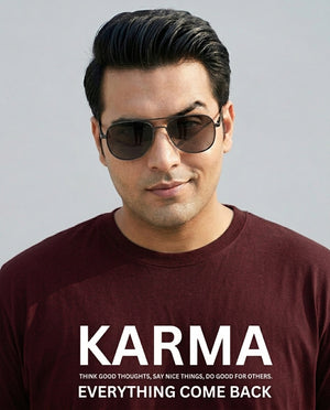 Karma Plus Size Men Premium Tee