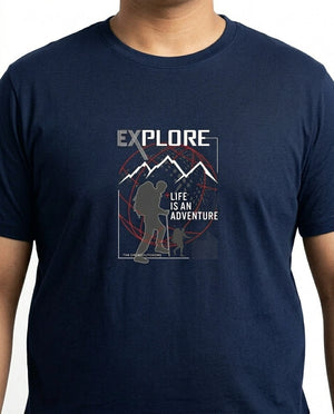 Life Is An Adventure Plus Size Men Premium Tee