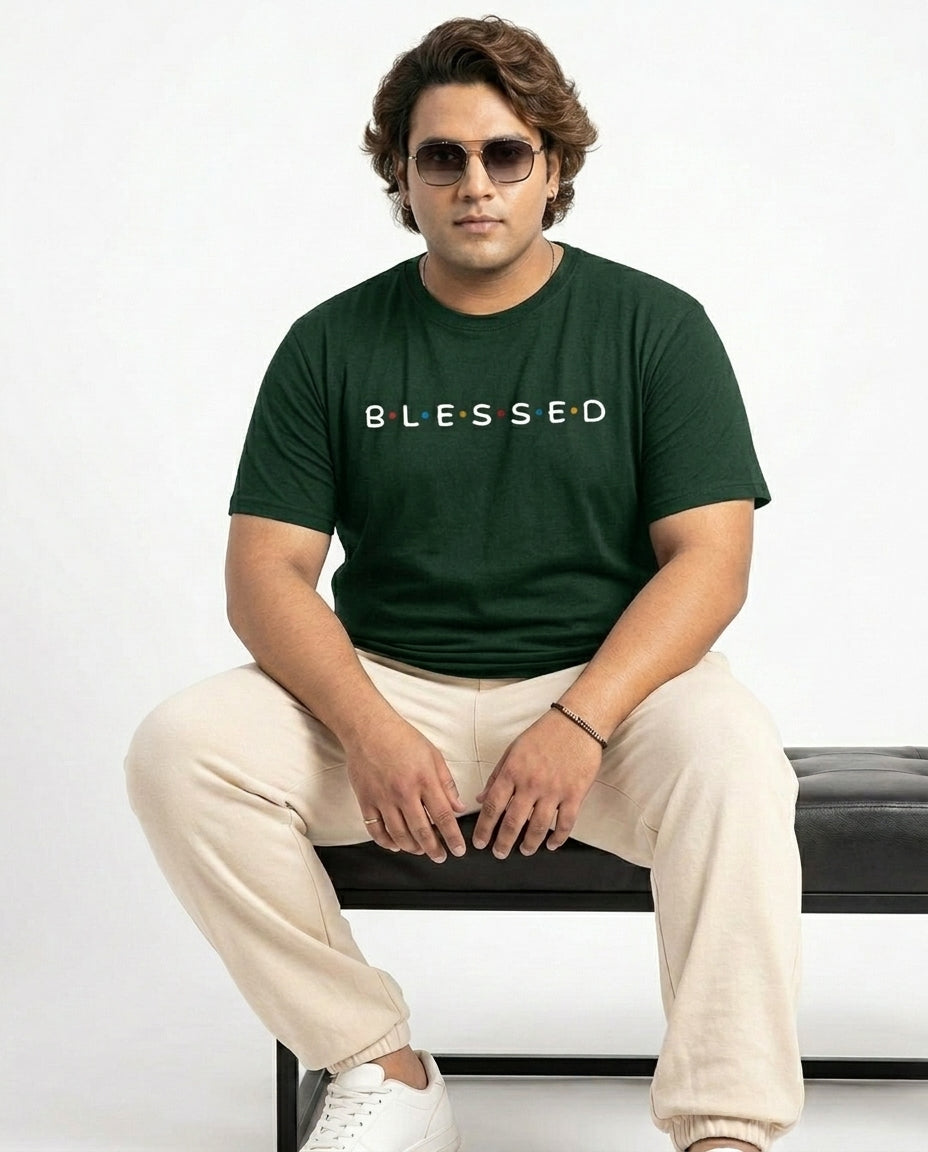 Blessed Plus Size Men Premium Tee