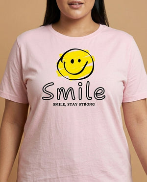 Smile Plus Size Women Premium Tee