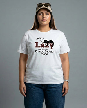 I'm Not Lazy Plus Size Women Premium Tee