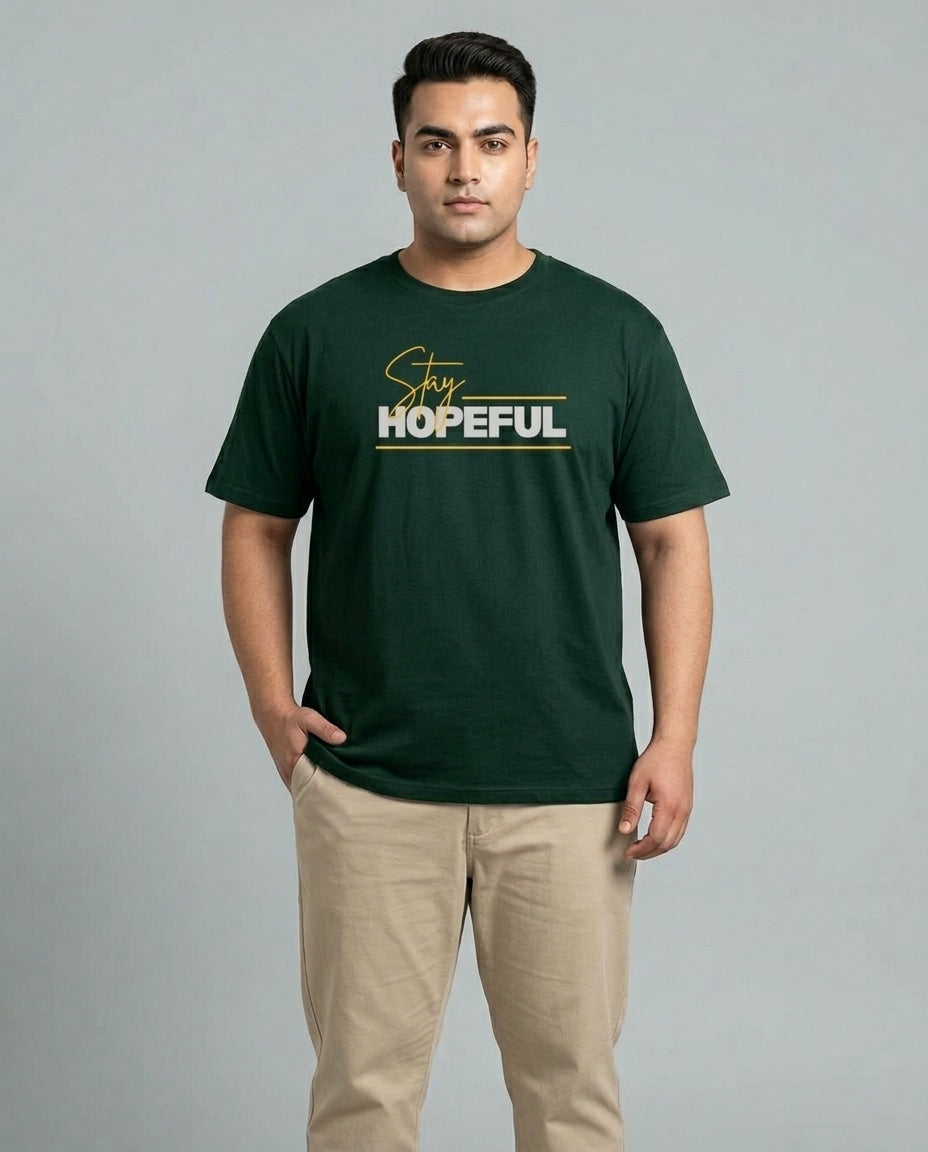 Stay Hopeful Plus Size Men Premium Tee