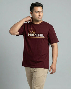 Stay Hopeful Plus Size Men Premium Tee