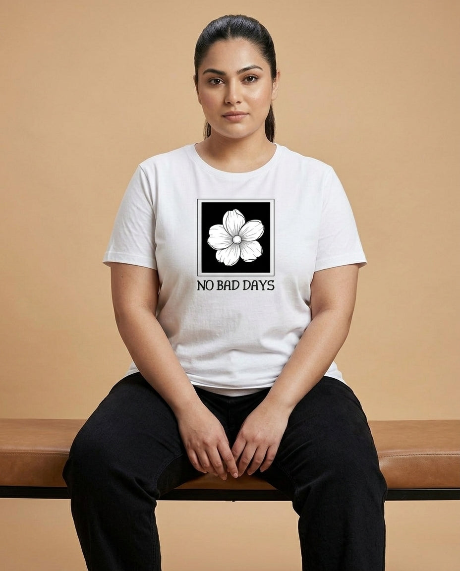 No Bad Days Plus Size Women Premium Tee