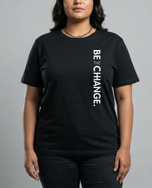 Be The Change Plus Size Women Premium Tee