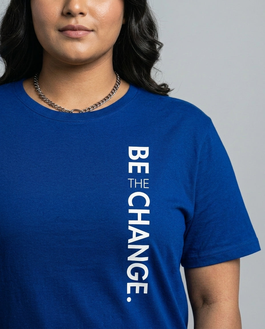 Be The Change Plus Size Women Premium Tee