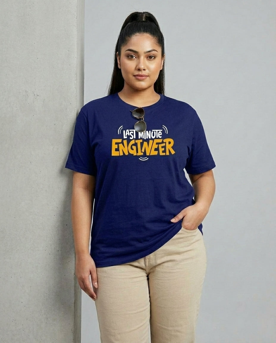 Last Minute Engineer Plus Size Women Premium Tee