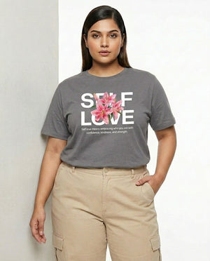 Self Love Plus Size Women Premium Tee