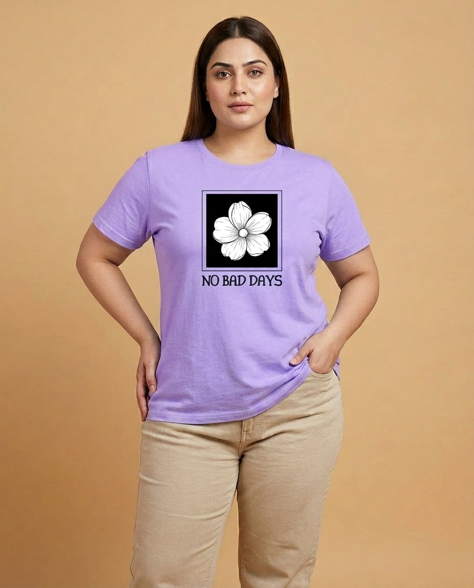 No Bad Days Plus Size Women Premium Tee