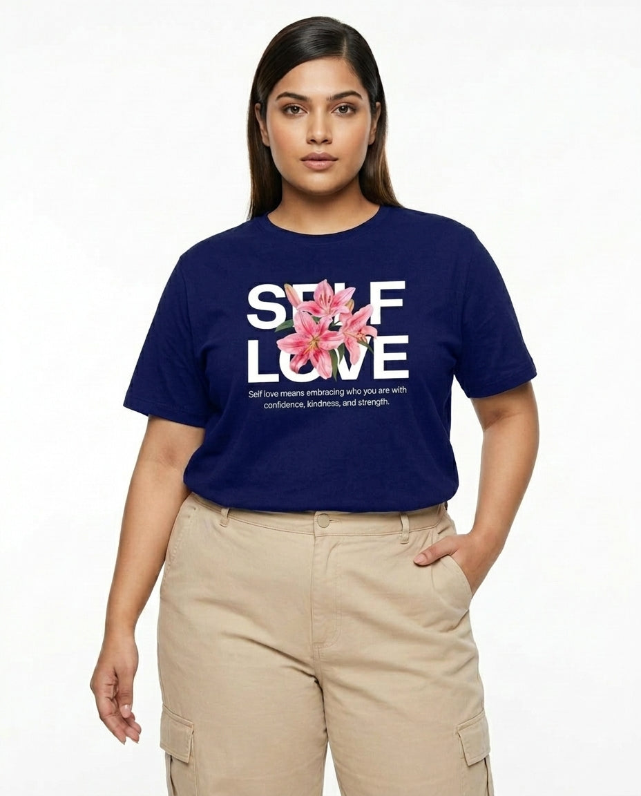 Self Love Plus Size Women Premium Tee