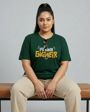 Last Minute Engineer Plus Size Women Premium Tee