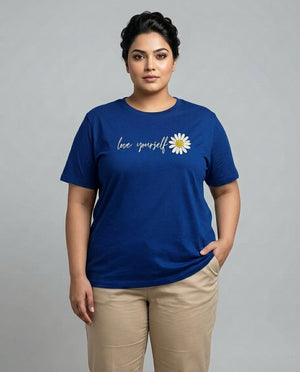 Love Yourself Plus Size Women Premium Tee